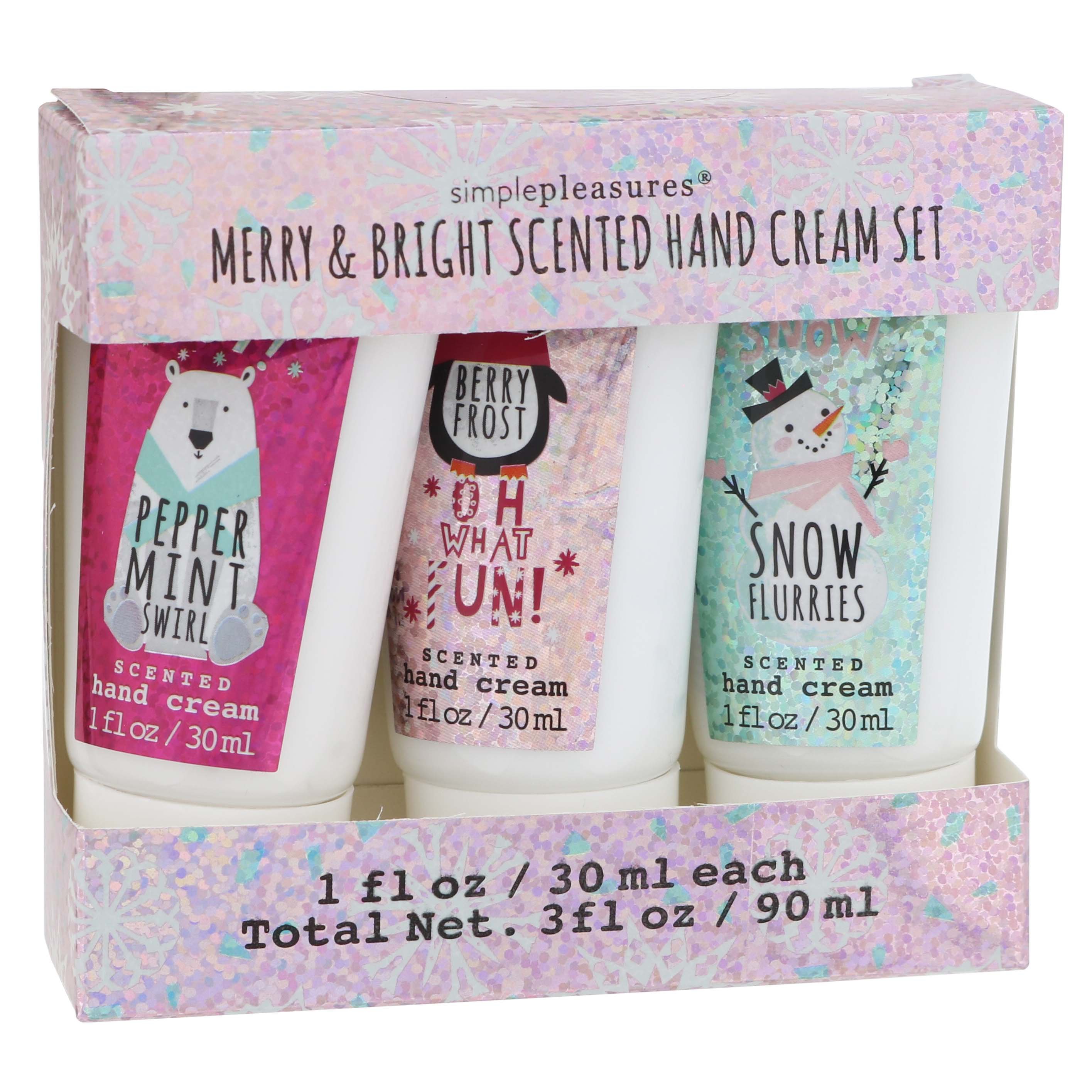 Simple Pleasures Holiday Mini Hand Cream Set Shop Moisturizers at HEB