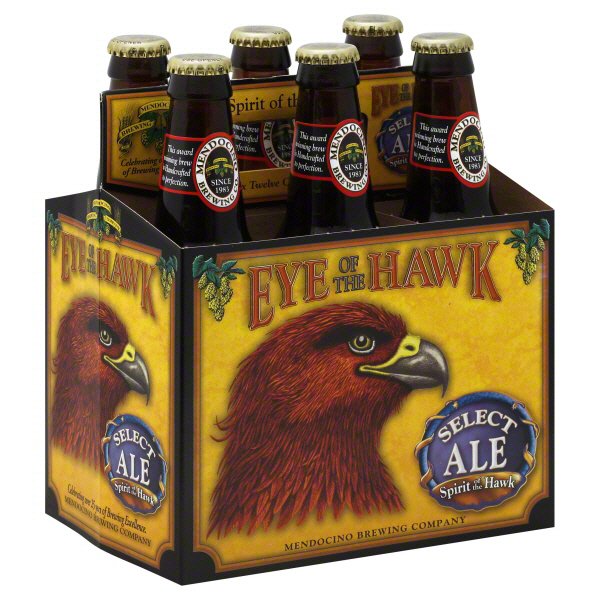 Mendocino Eye of the Hawk Beer 6 pk Bottles Shop Beer at HEB