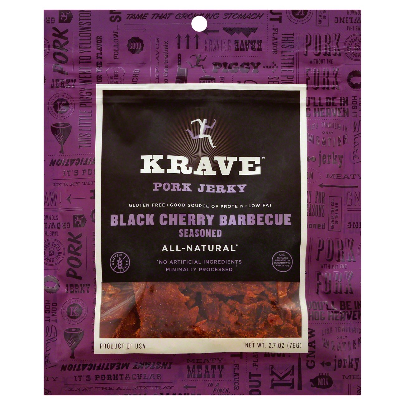 Krave Pork Jerky Black Cherry Barbecue Shop Jerky at HEB