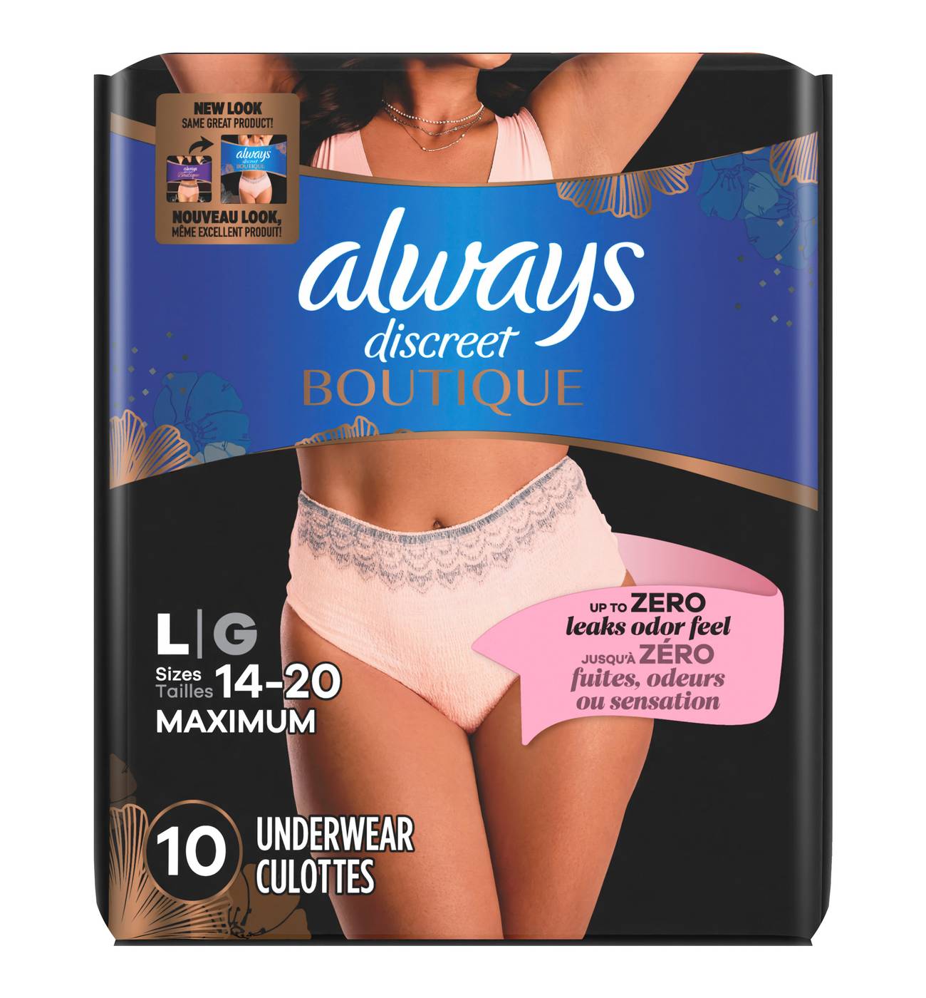 Always Discreet Boutique Incontinence Liners, Very Light Absorbency - Shop  Incontinence at H-E-B
