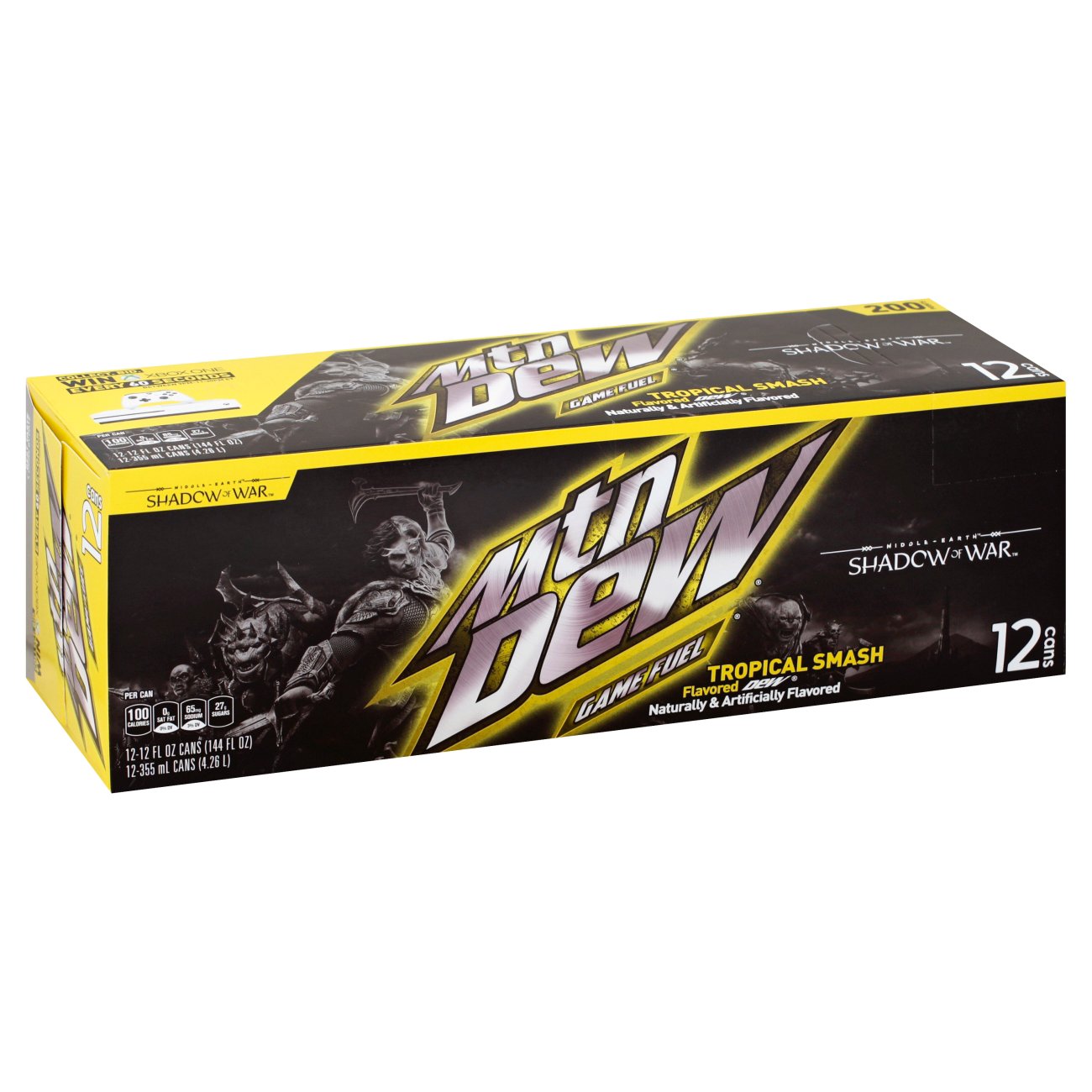 Mountain Dew Game Fuel Tropical Smash 12 oz Cans Shop Soda at HEB