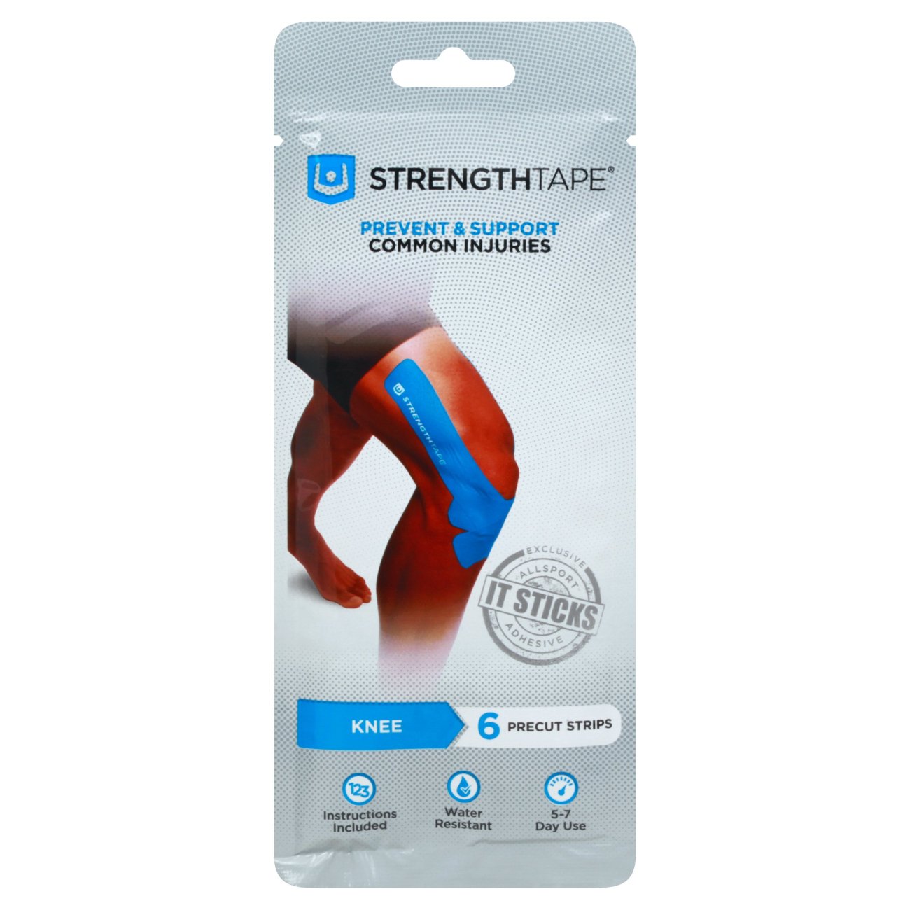 StrengthTape Kinesiology Tape Kit Knee Shop Sleeves & Braces at HEB