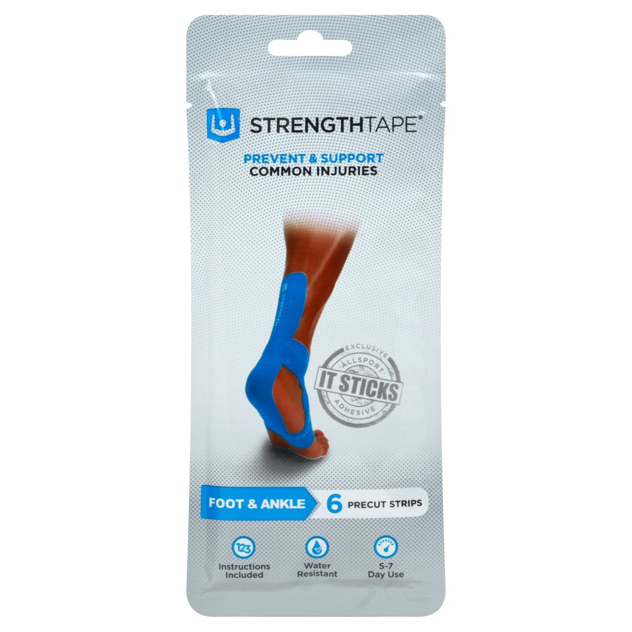 StrengthTape Kinesiology Tape Kit Ankle & Foot Shop Medicines & Treatments at HEB