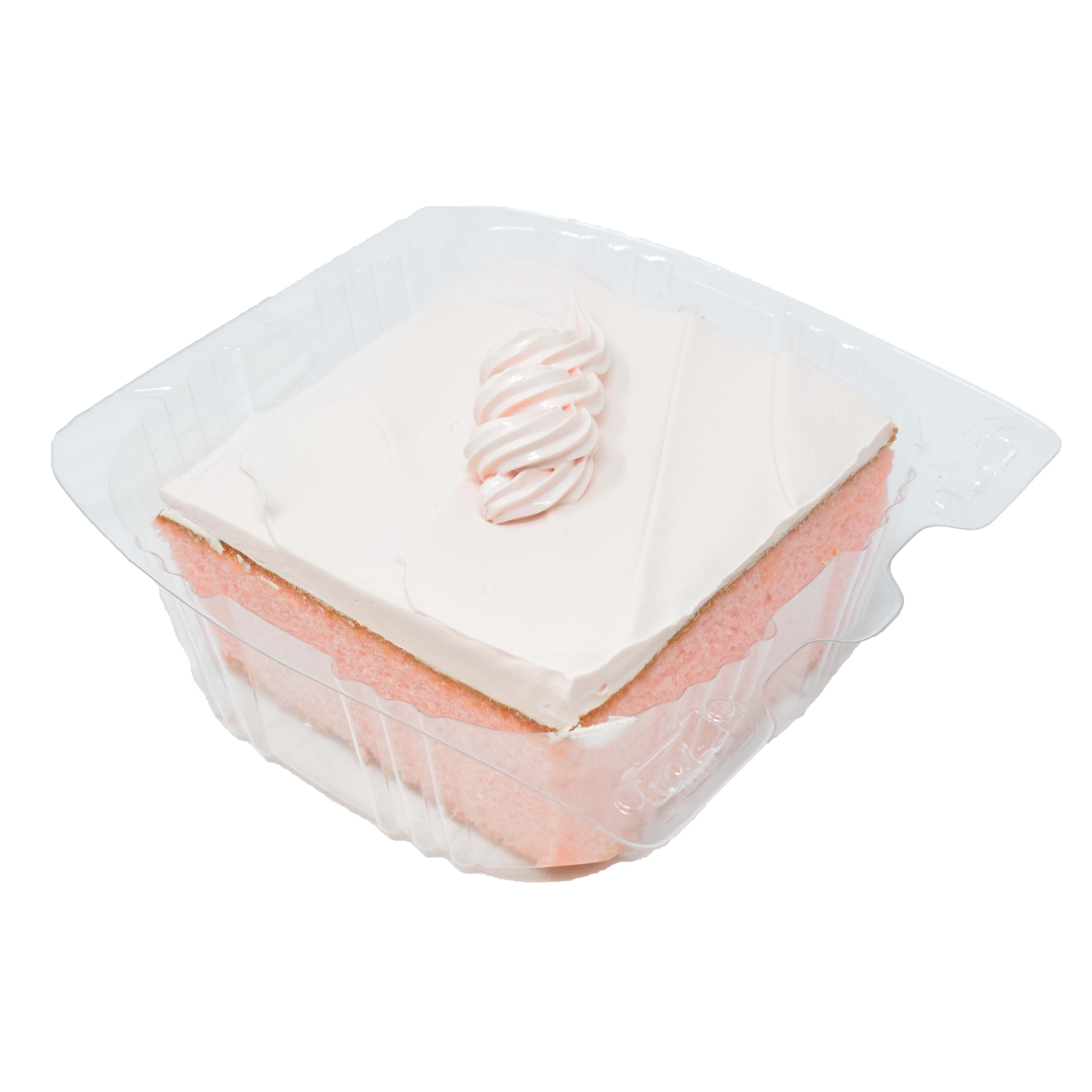 H-E-B Bakery Strawberry Bettercreme Strawberry Cake Slice - Shop ...