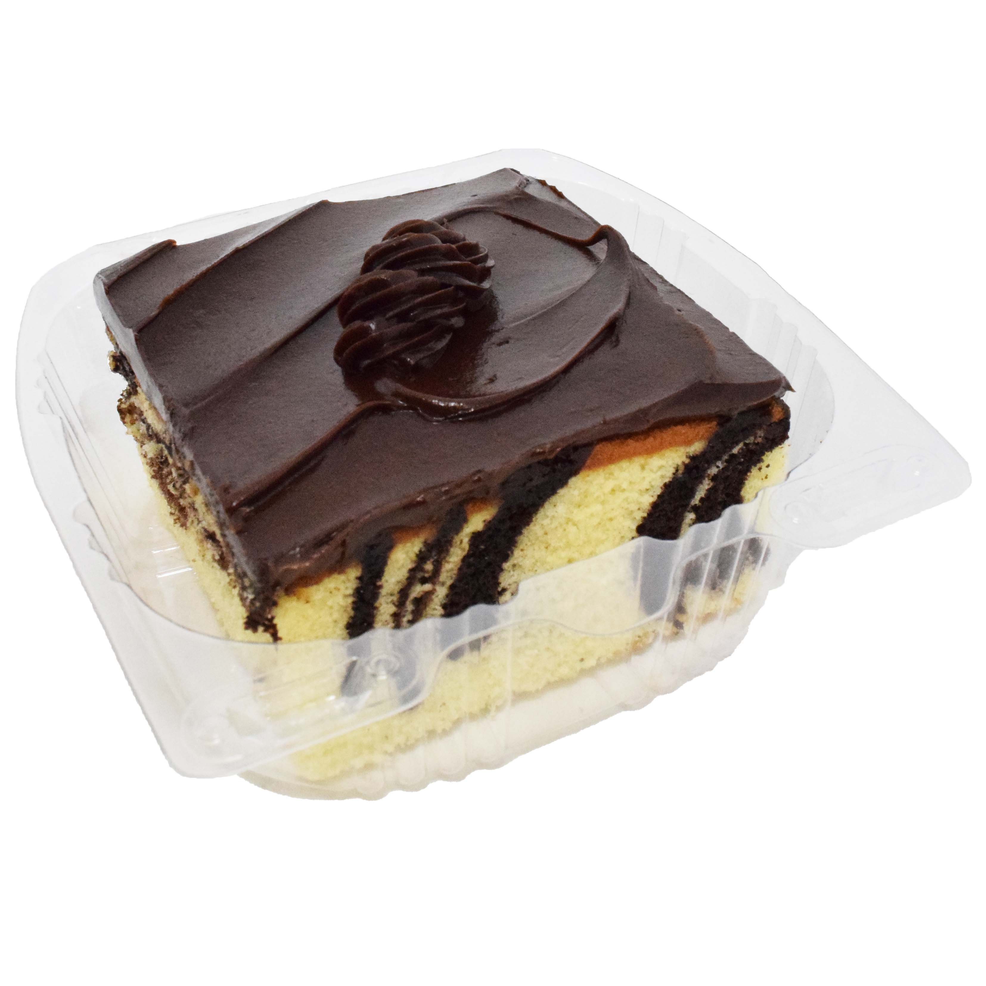 H-E-B Bakery Fudge Marble Cake Slice - Shop Standard Cakes at H-E-B