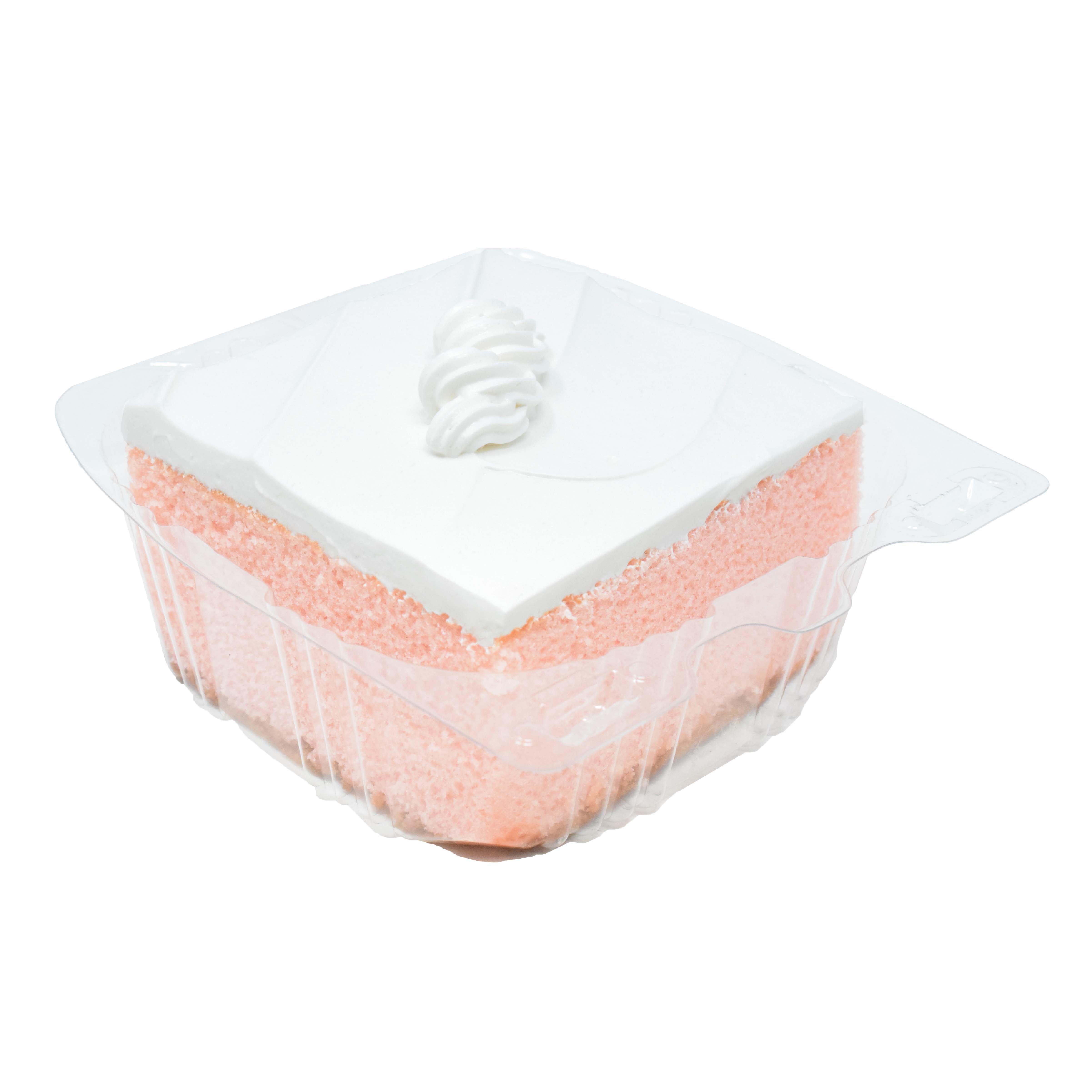 H-E-B Bakery Buttercream Strawberry Cake Slice - Shop Standard Cakes At ...