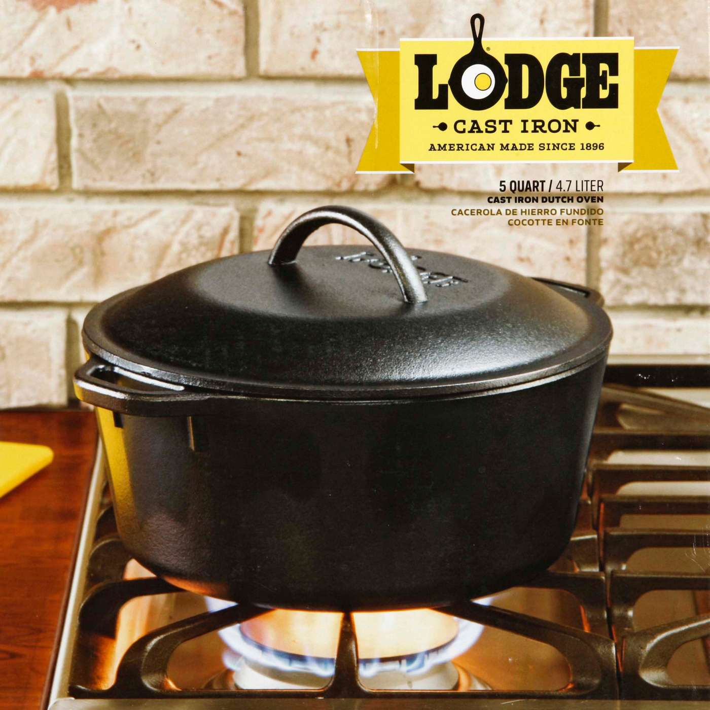 Lodge Cast Iron Dutch Oven ; image 3 of 3