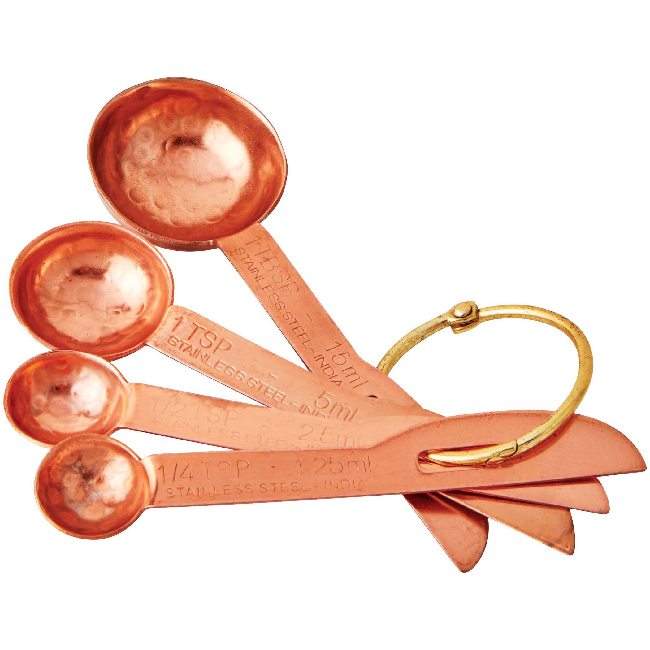 Kitchen & Table Copper Measure Spoons Shop Utensils & Gadgets at HEB