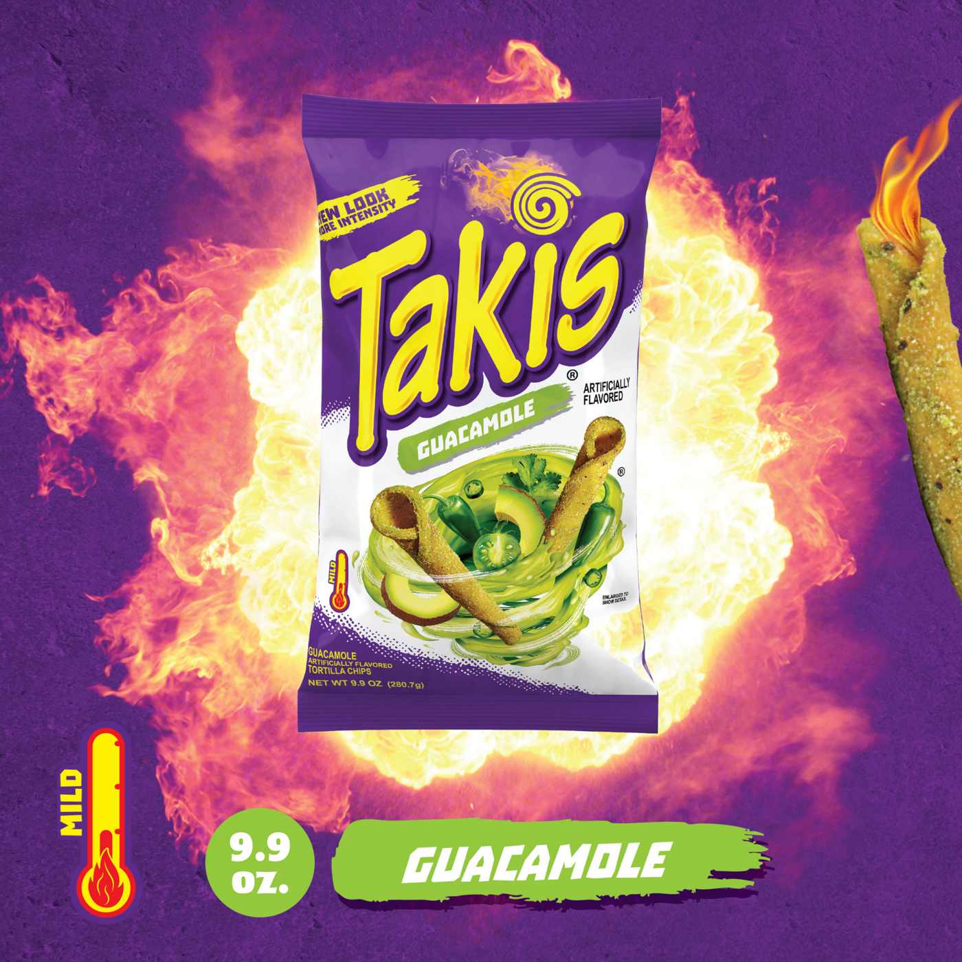 Takis Guacamole Rolled Tortilla Chips; image 6 of 7