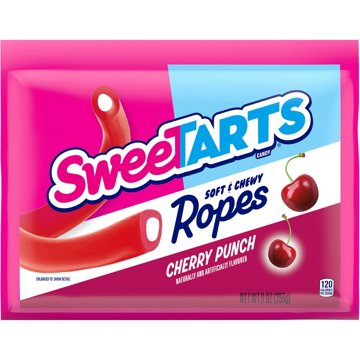 SweeTARTS Cherry Ropes, 9 oz