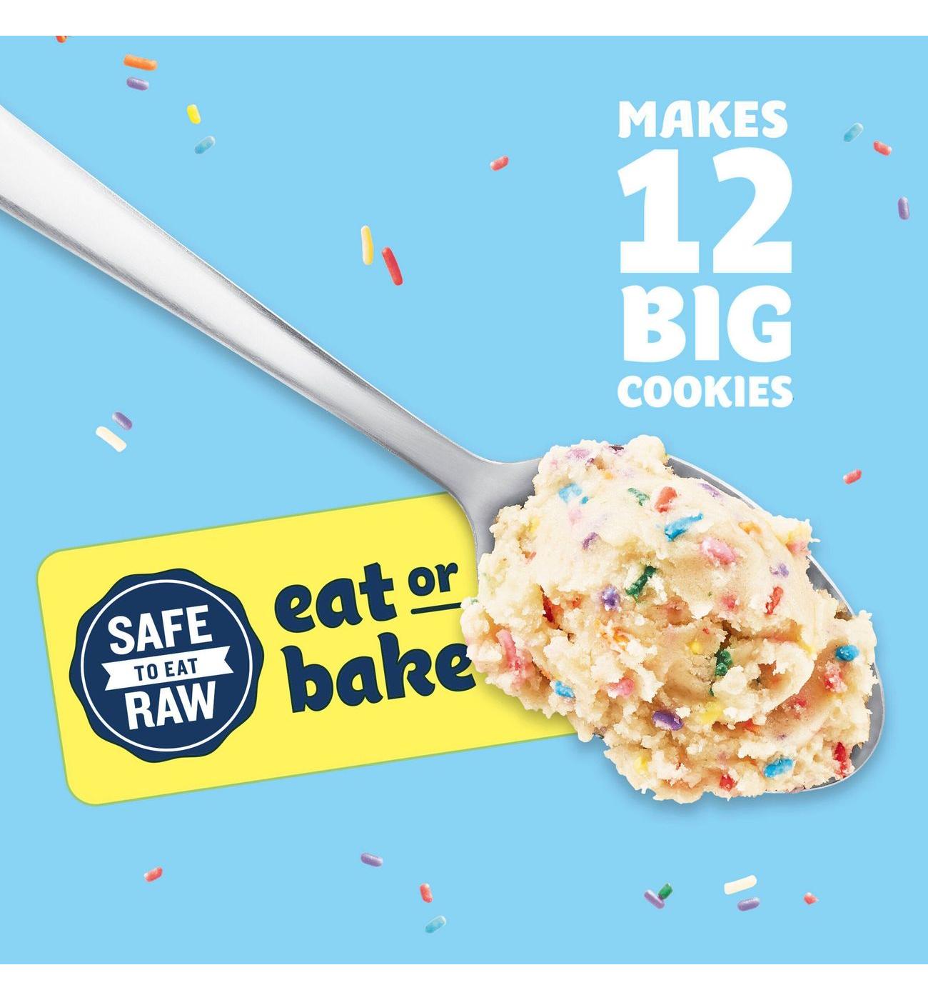 Pillsbury Ready to Eat or Bake Cookie Dough - Birthday Cake; image 4 of 6