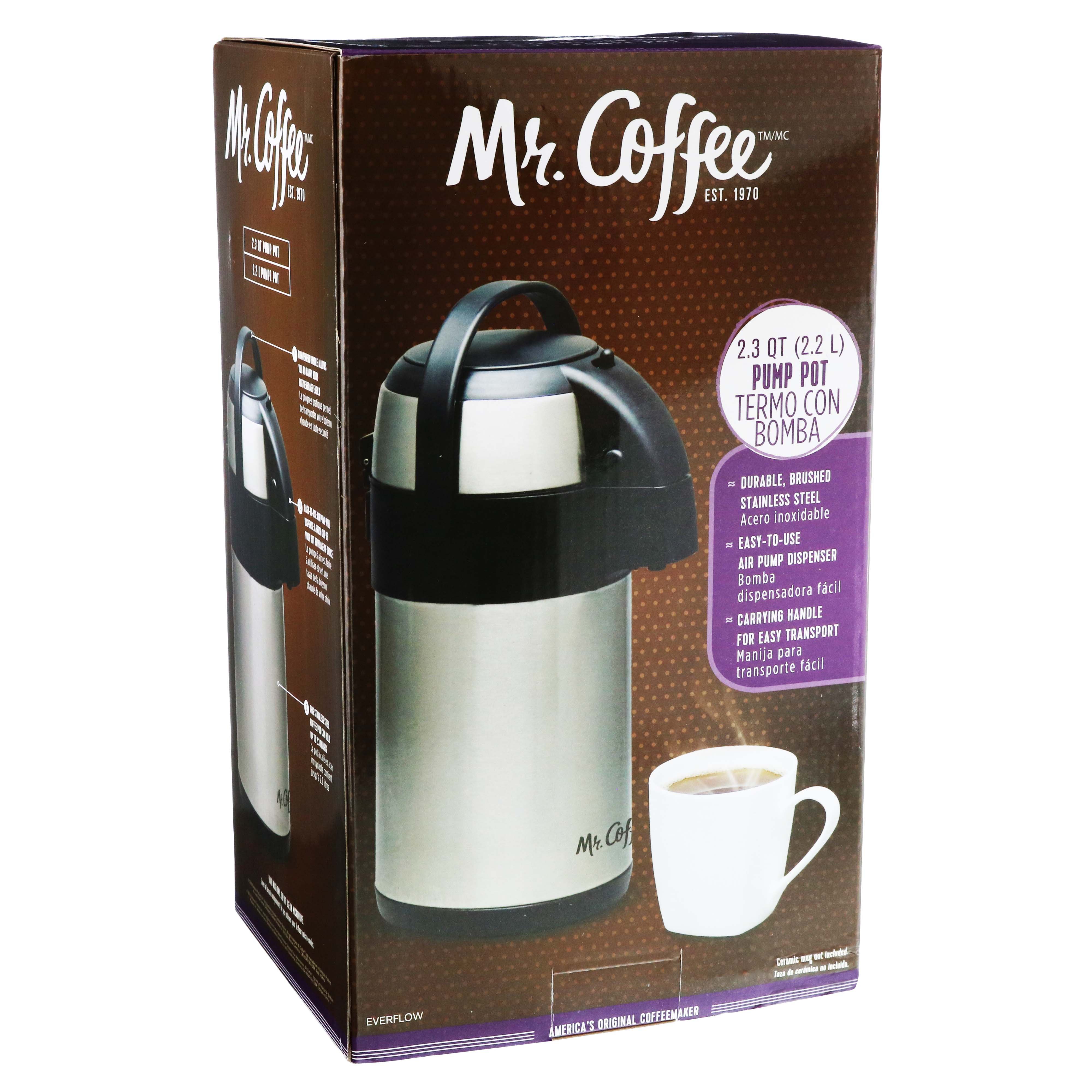 Mr coffee 2.3 2024 qt pump pot