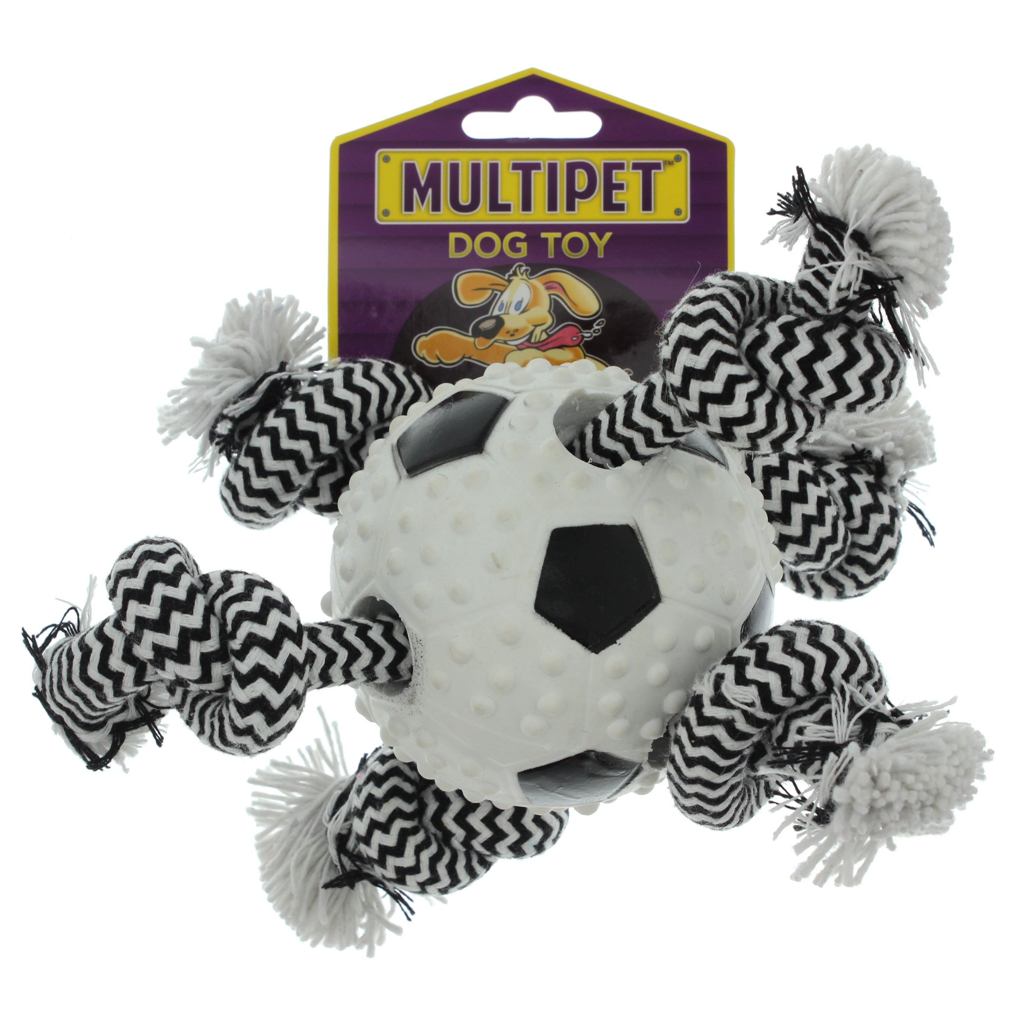 large plush soccer ball dog toy