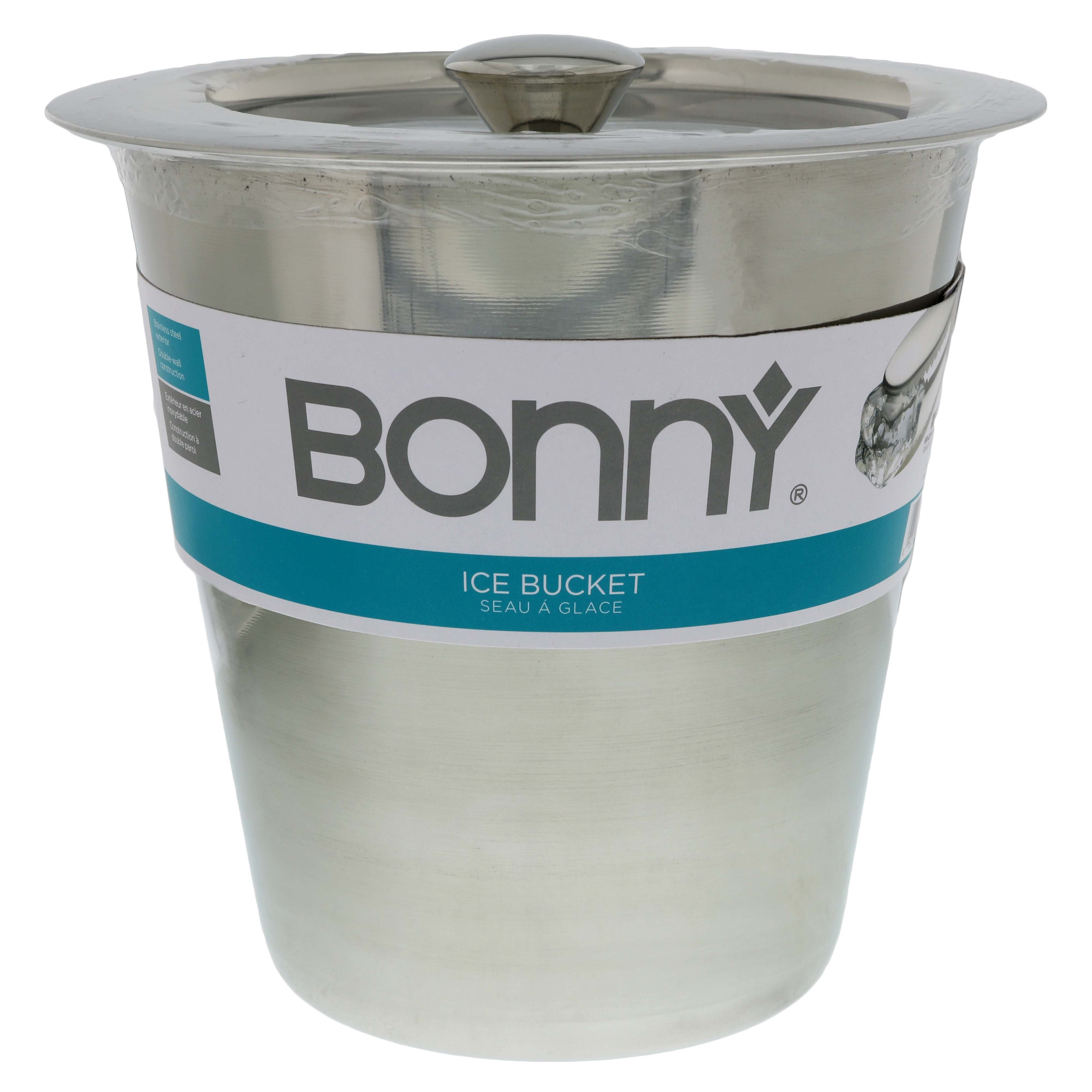 Bonny Bar Stainless Steel Ice Bucket With Lid Shop Bar Tools at HEB