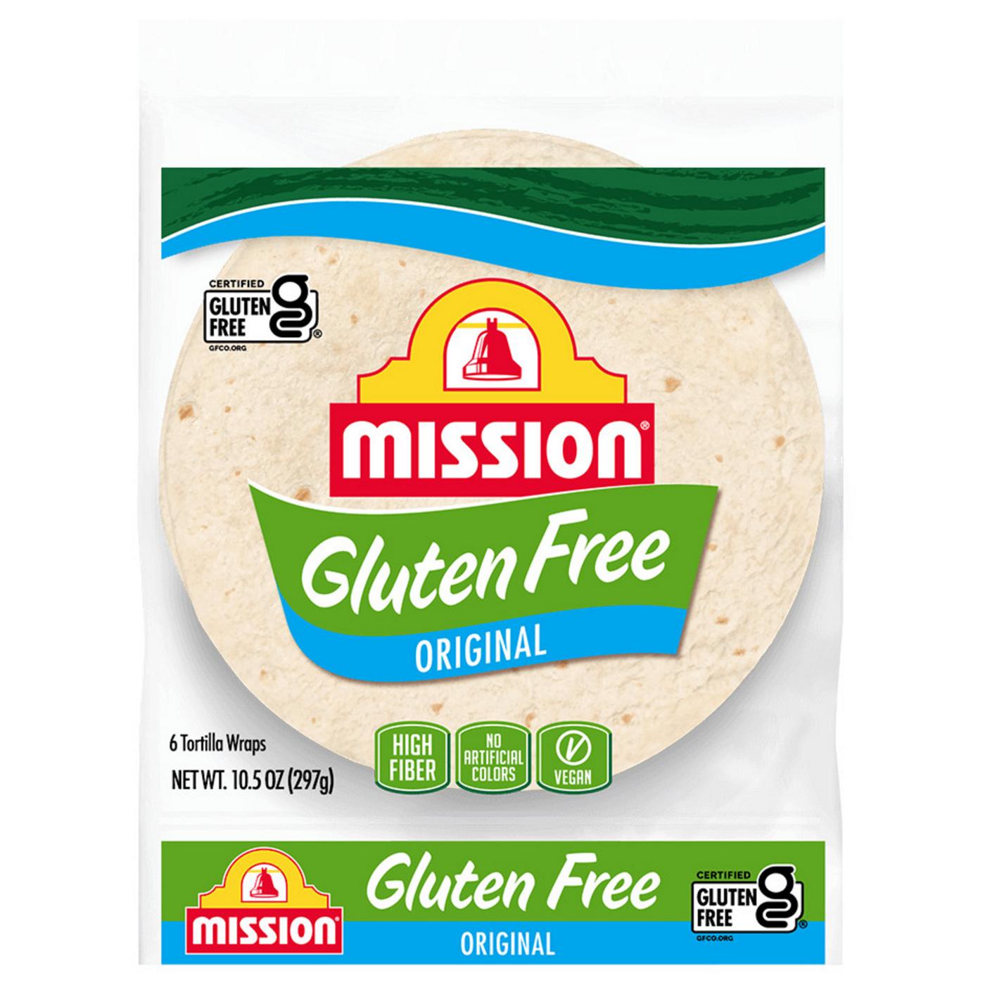 Mission Gluten Free Soft Taco Tortilla Wraps 6 Count; image 1 of 2