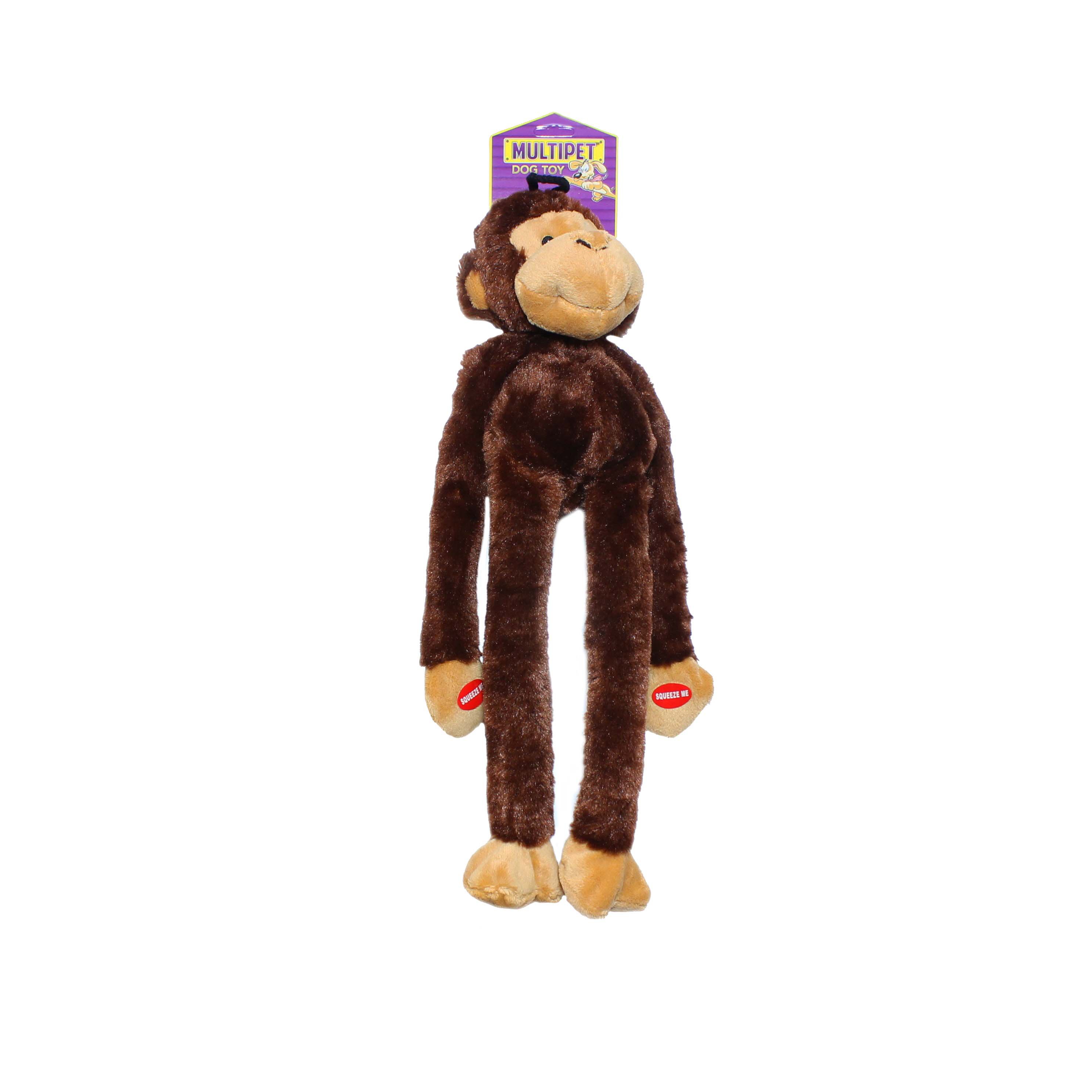 stuffed monkey dog toy