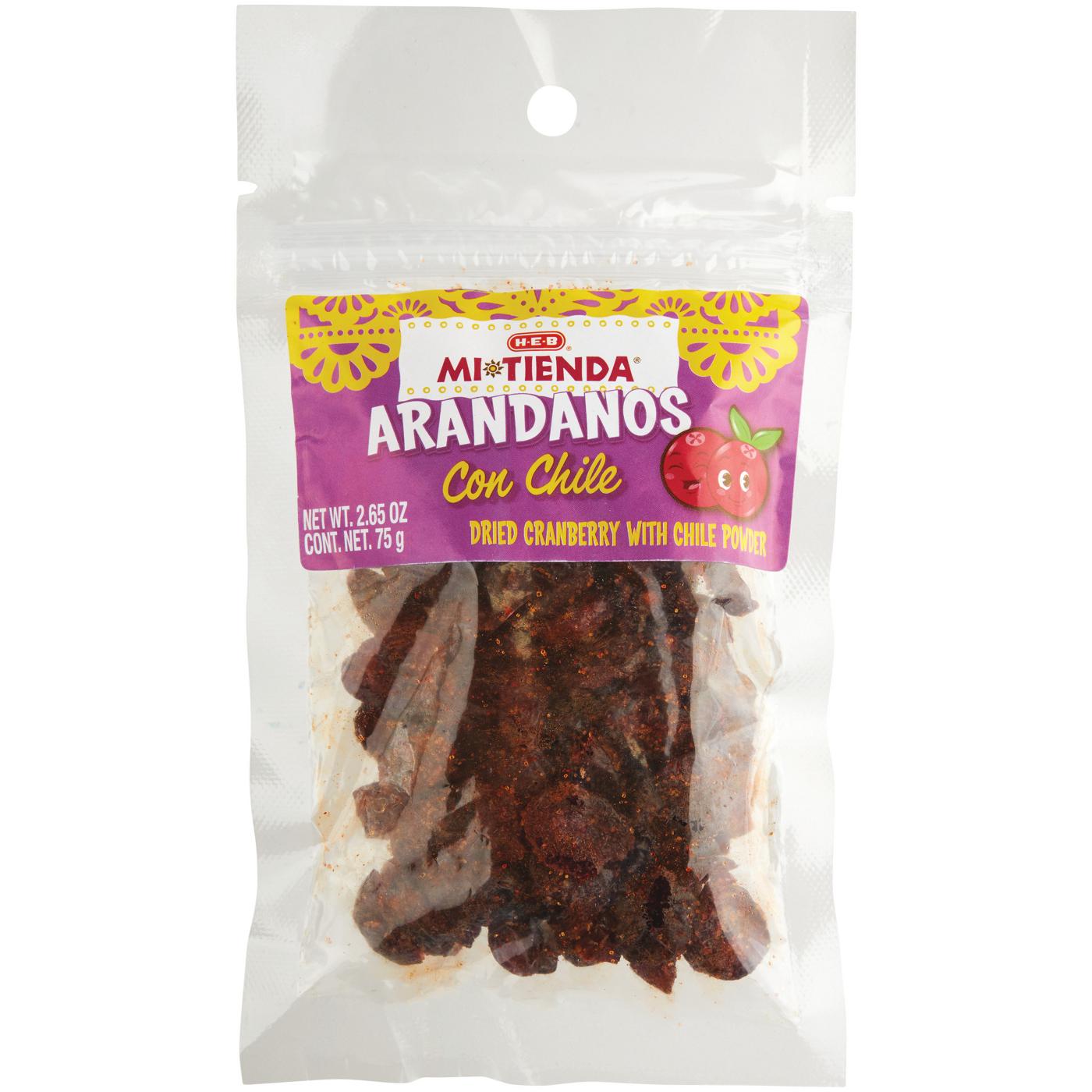 HEB Mi Tienda Arandanos con Chile Dried Cranberries with Chile Powder Shop Candy at HEB