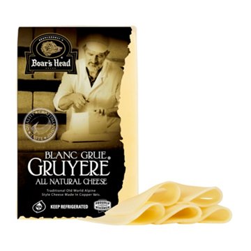 Boar's Head Blanc Grue Gruyere Cheese, Custom Sliced
