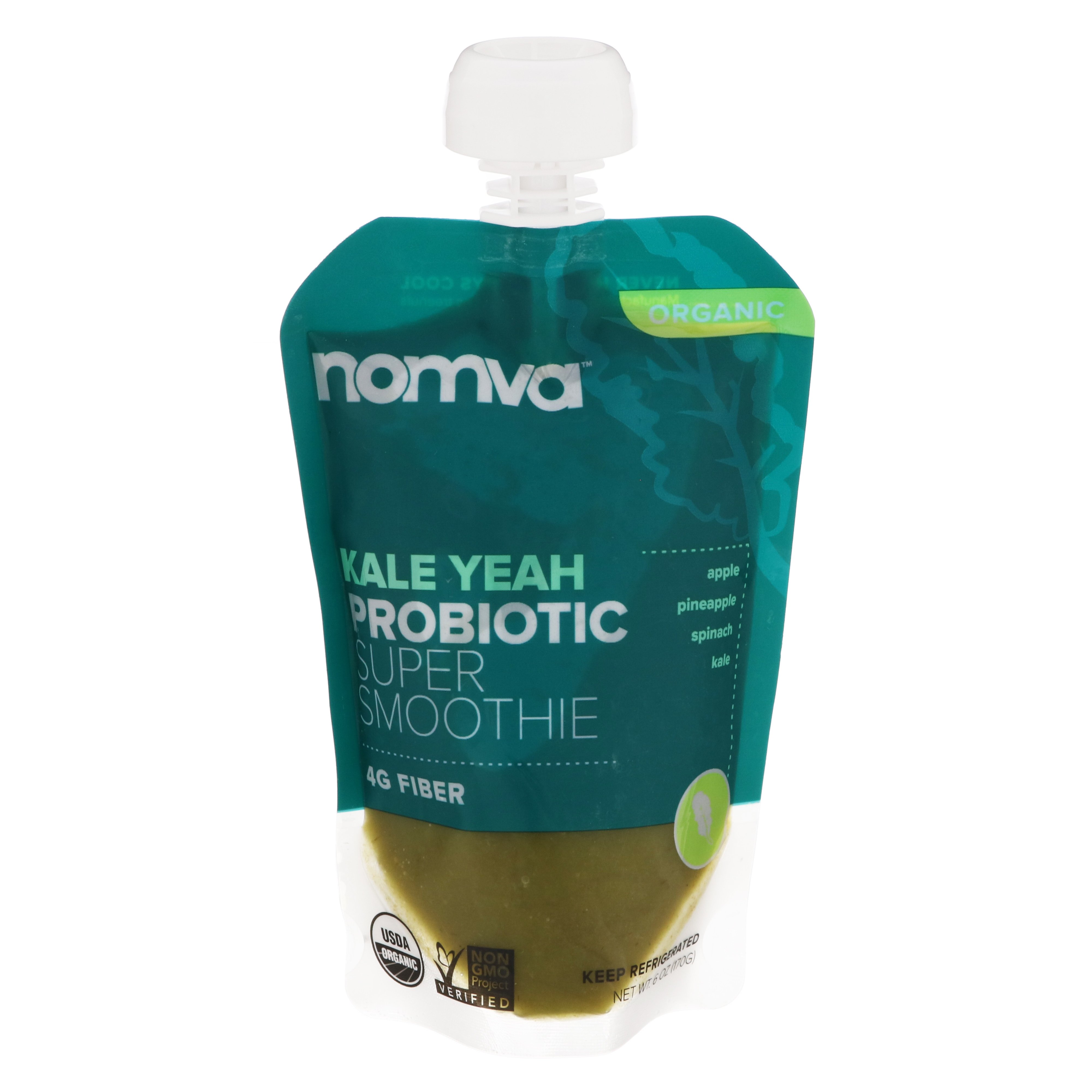 Nomva Organic Kale Yeah Probiotic Super Smoothie Shop Shakes