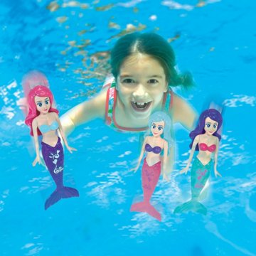 Banzai Magical Mermaids Dive Toys, 3 pc