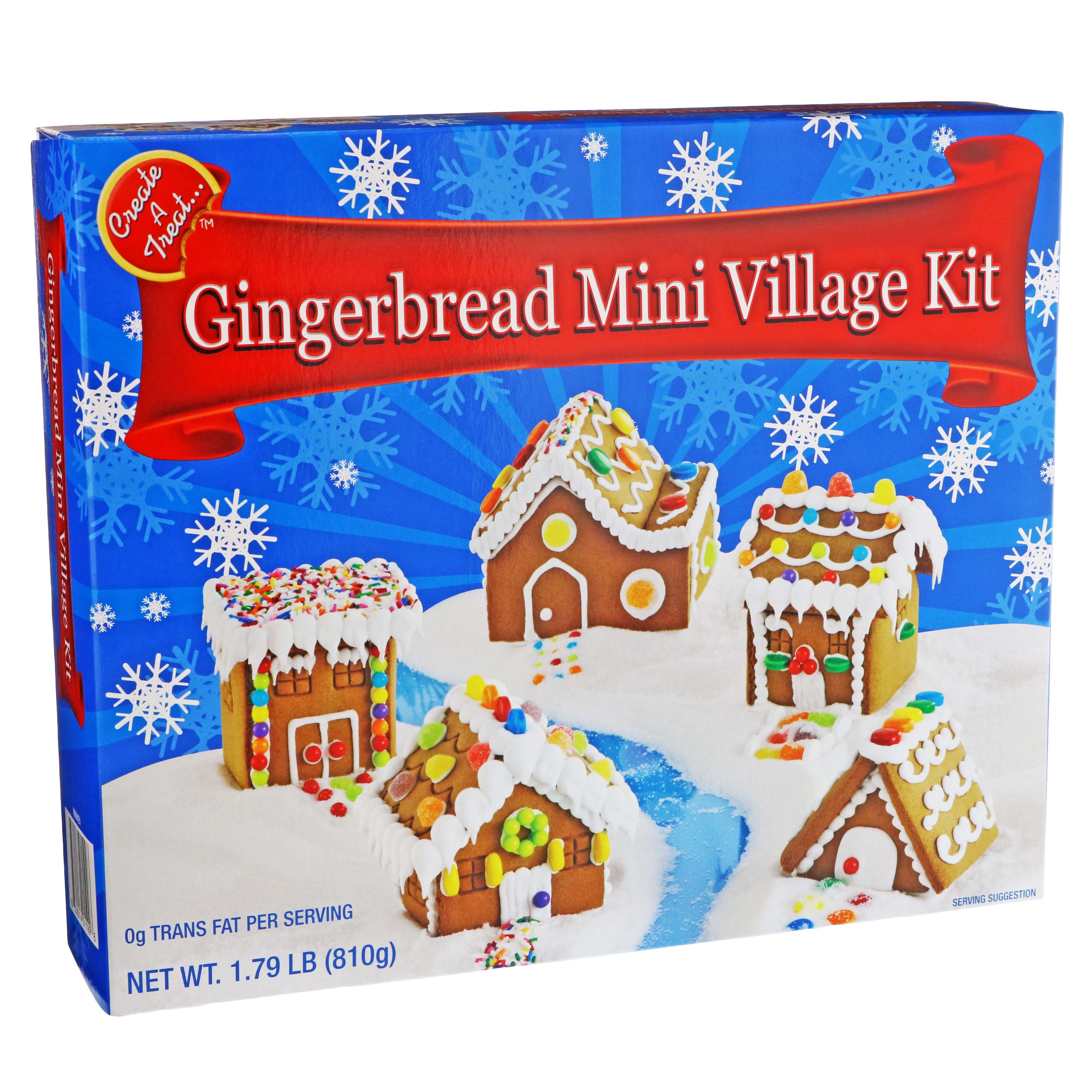 Create A Treat Gingerbread Mini Village Kit Shop Cookies at HEB