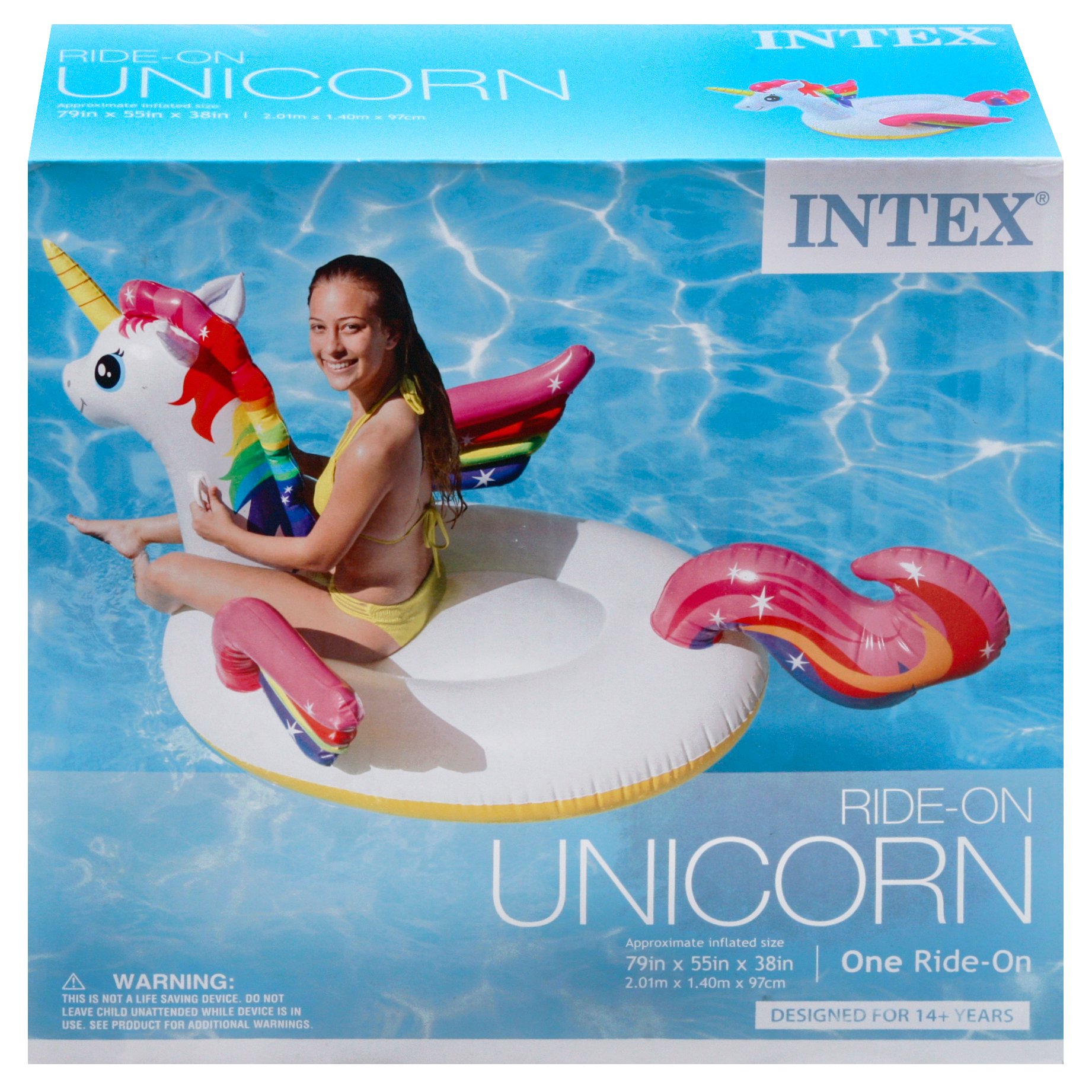 Intex Ride-On Inflatable Unicorn Float - Shop Floats at H-E-B