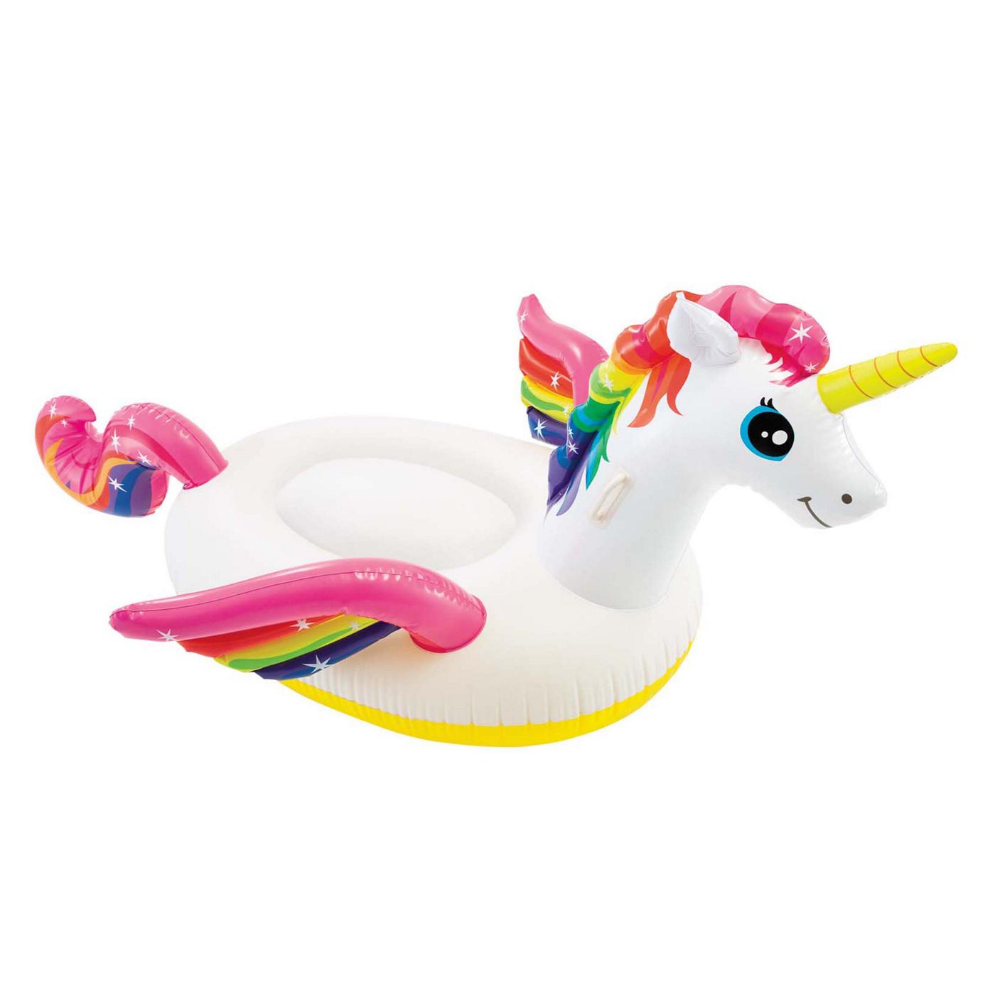 Intex Ride-On Inflatable Unicorn Float; image 2 of 2