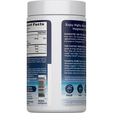 Natural Vitality Calm Sleep Magnesium Supplement Drink Mix - Mixed Berry, 6 oz