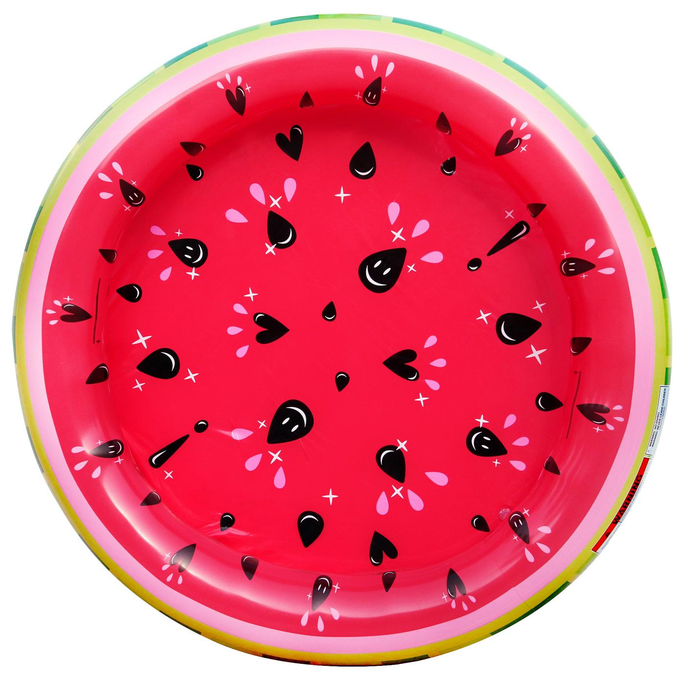 Banzai Watermelon Splash Inflatable Pool; image 4 of 5