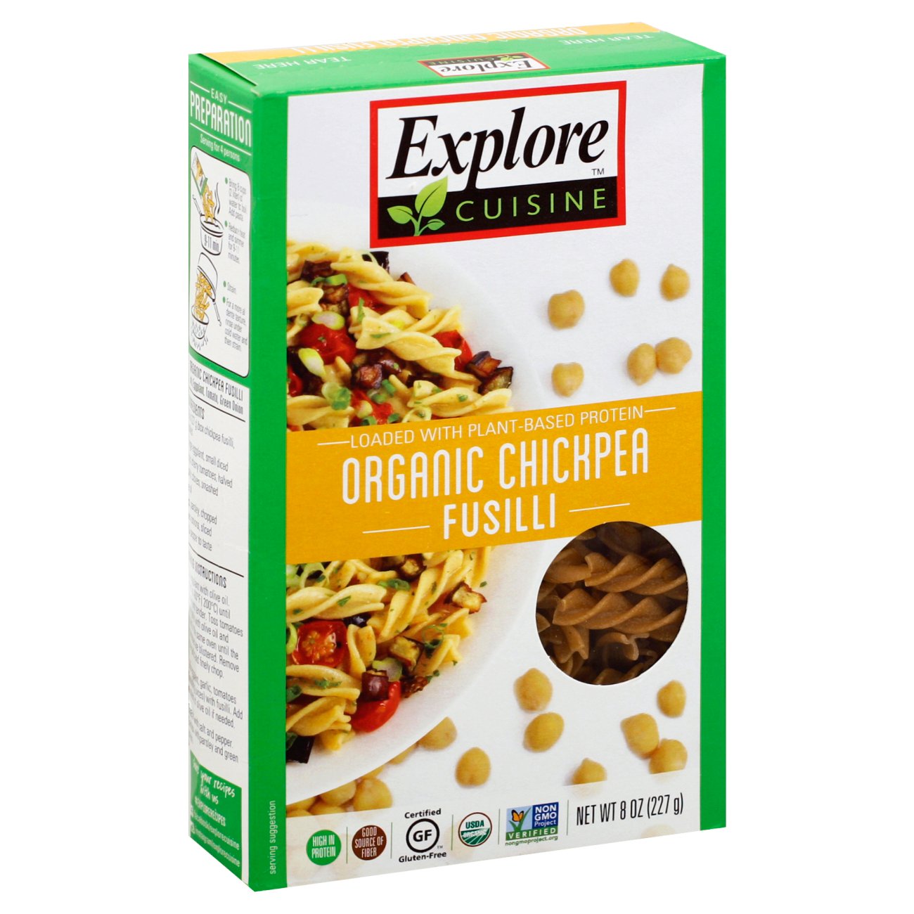Explore Cuisine Organic Chickpea Fuslli Shop Pasta at HEB