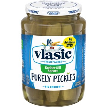 Vlasic Purely Pickles Kosher Dill Spears, 24 oz
