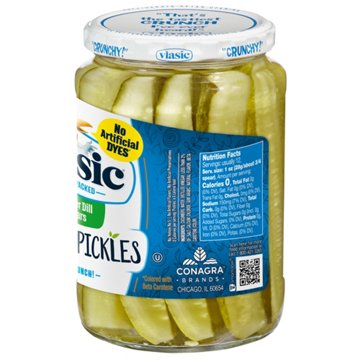 Vlasic Purely Pickles Kosher Dill Spears, 24 oz