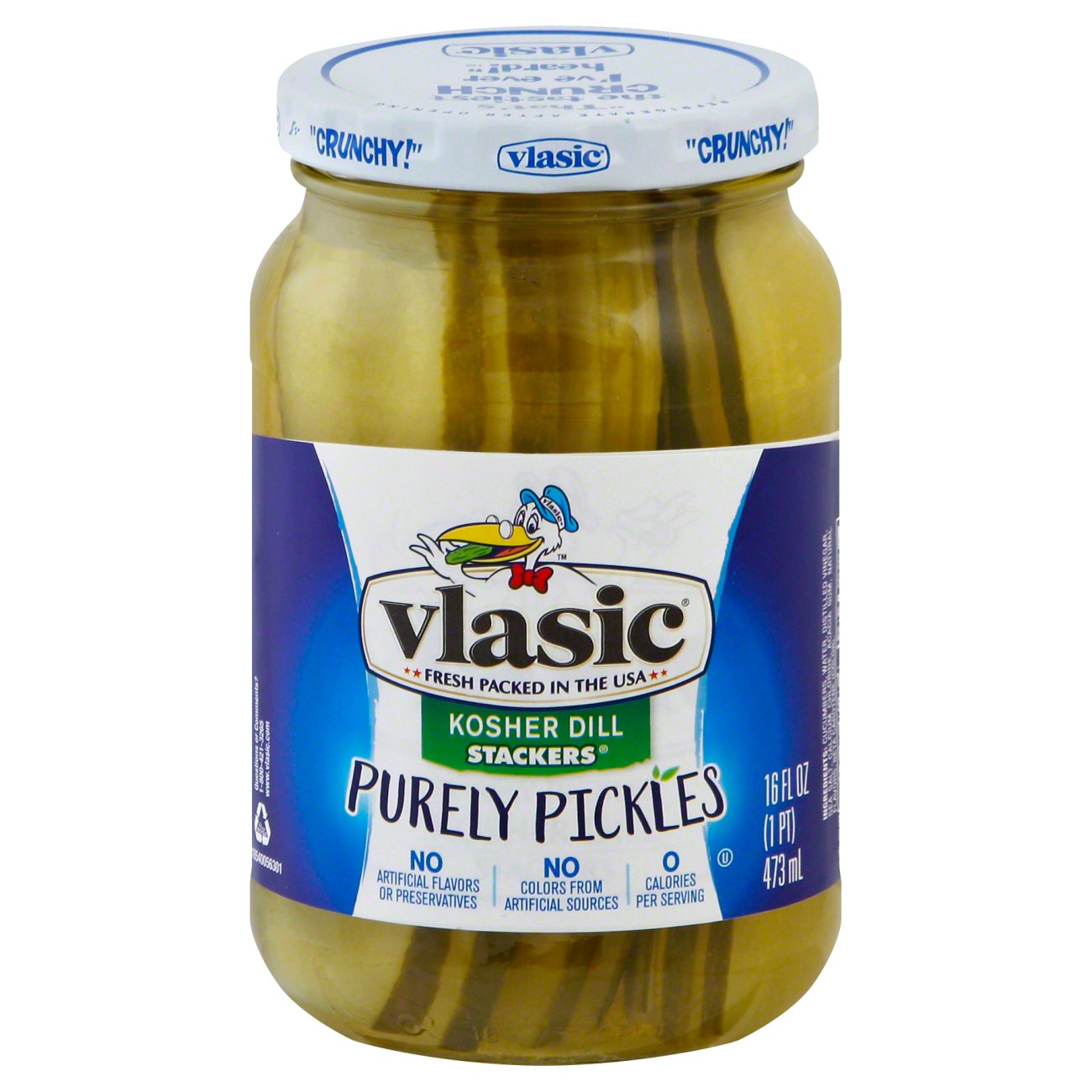 Vlasic Purely Pickles Kosher Dill Stackers Shop Vegetables At H E B