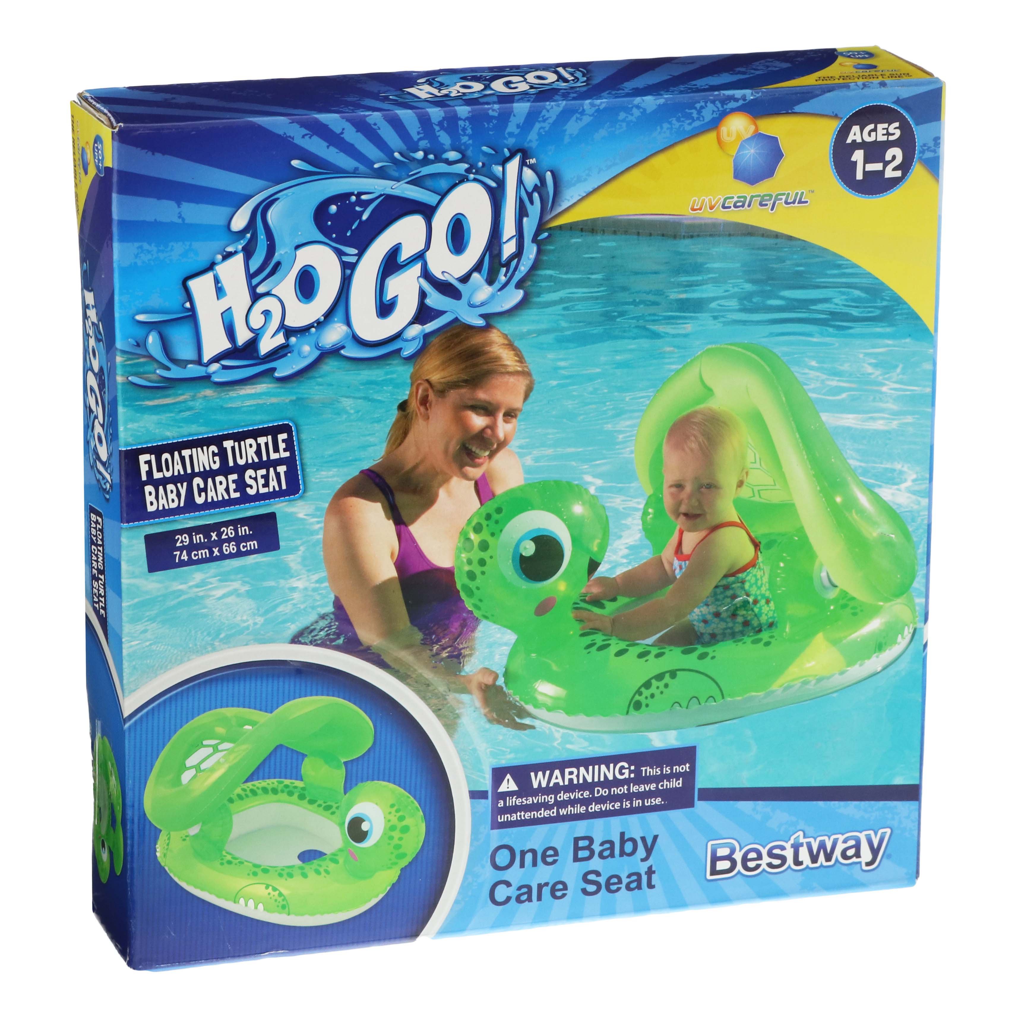 Bestway H2O Go Floating Turtle Baby Care Seat 29x26 in Shop Floats at