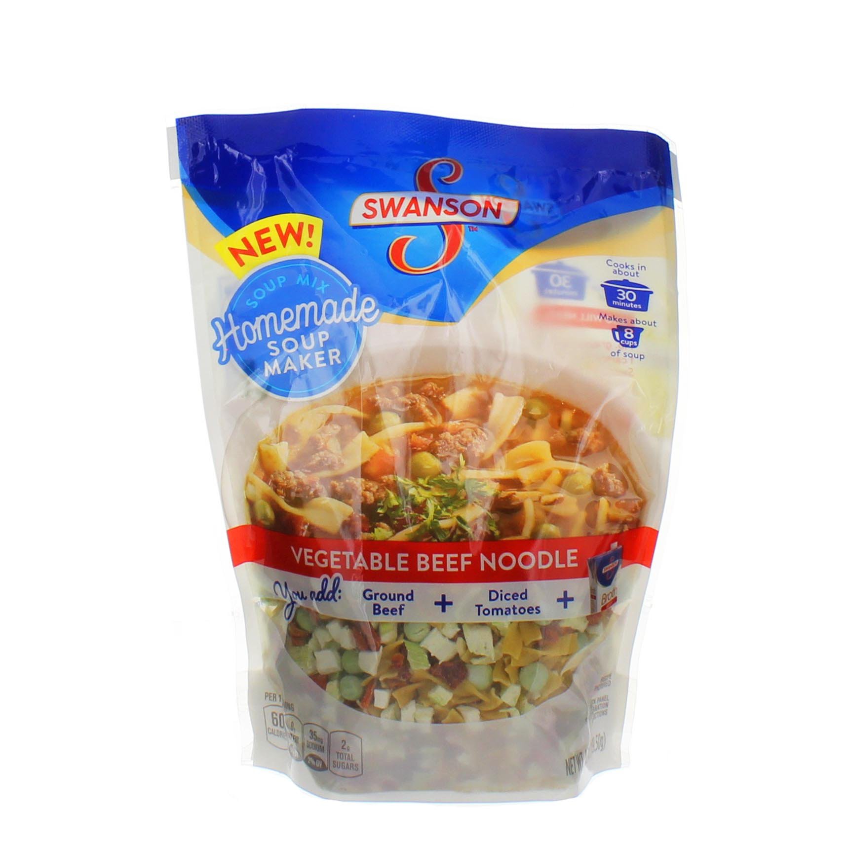 Swanson Homemade Soup Maker Vegetable Beef Noodle Shop Soups & Chili