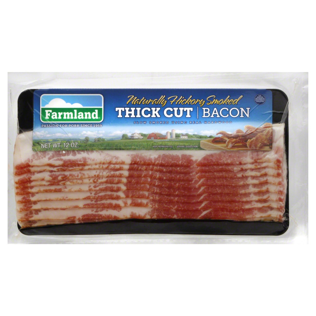 Farmland Hickory Smoked Thick Cut Bacon Shop Bacon At H E B 0138