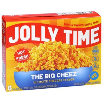 Jolly Time The Big Cheez Ultimate Cheddar Microwave Popcorn Bags, 6 ct