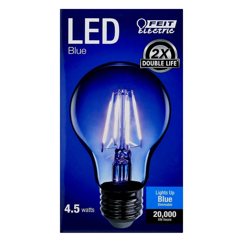 Feit Electric A19 4.5 Watt LED Light Bulb Blue Shop Light Bulbs at H-E-B