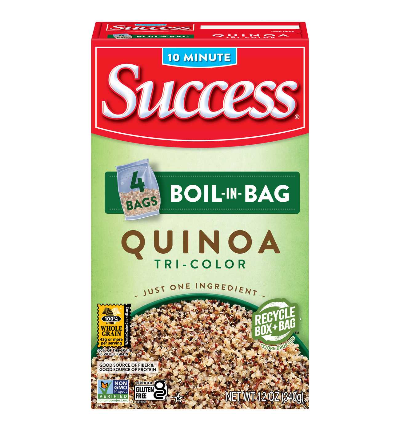 Success Boil-in-Bag Tri-Color Quinoa; image 1 of 2