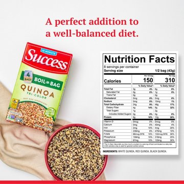 Success Boil-in-Bag Tri-Color Quinoa