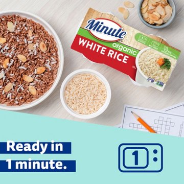 Minute Ready to Serve Organic White Rice, 2 ct
