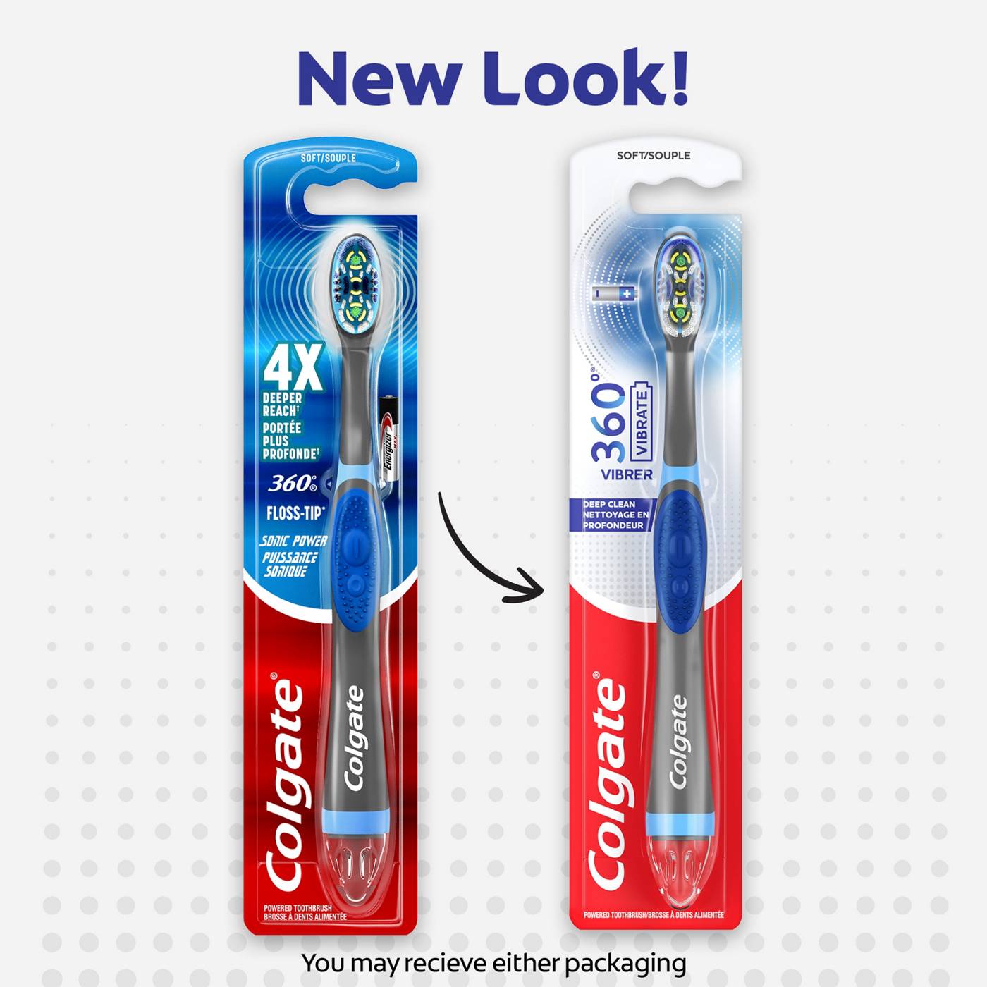 Colgate 360 Floss Battery Powered Toothbrush; image 2 of 6