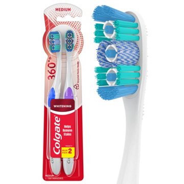 Colgate 360º Optic White Toothbrushes Value Pack