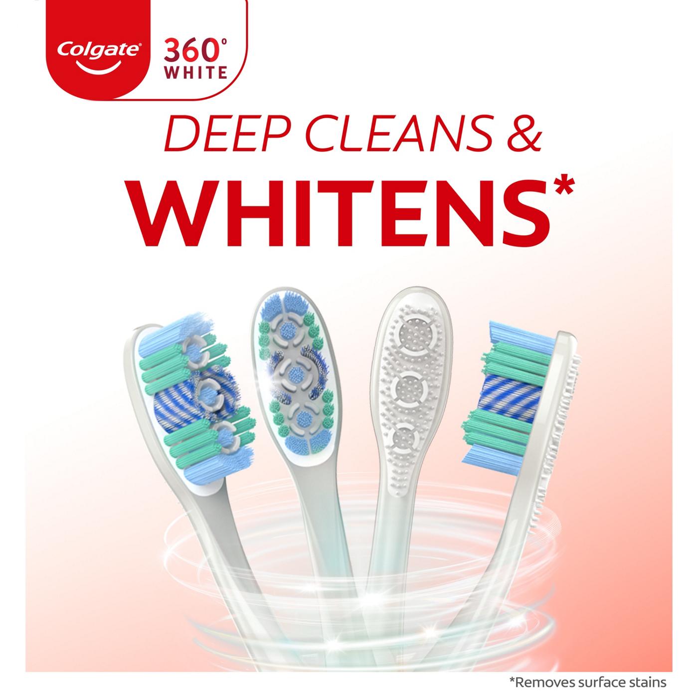 Colgate 360º Optic White Toothbrushes Value Pack; image 8 of 9