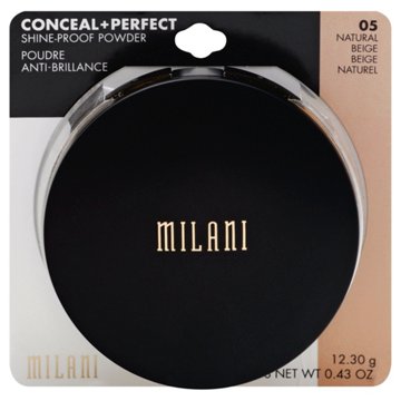 Milani Conceal+Perfect Shine-Proof Powder Natural Beige, .43 oz
