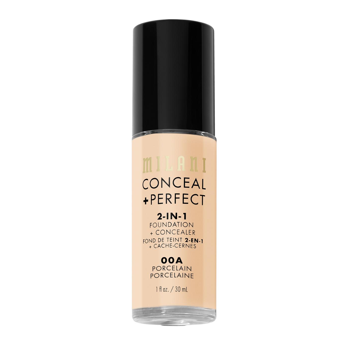 Milani Conceal + Perfect 2-in-1 Foundation + Concealer - Porcelain; image 1 of 8