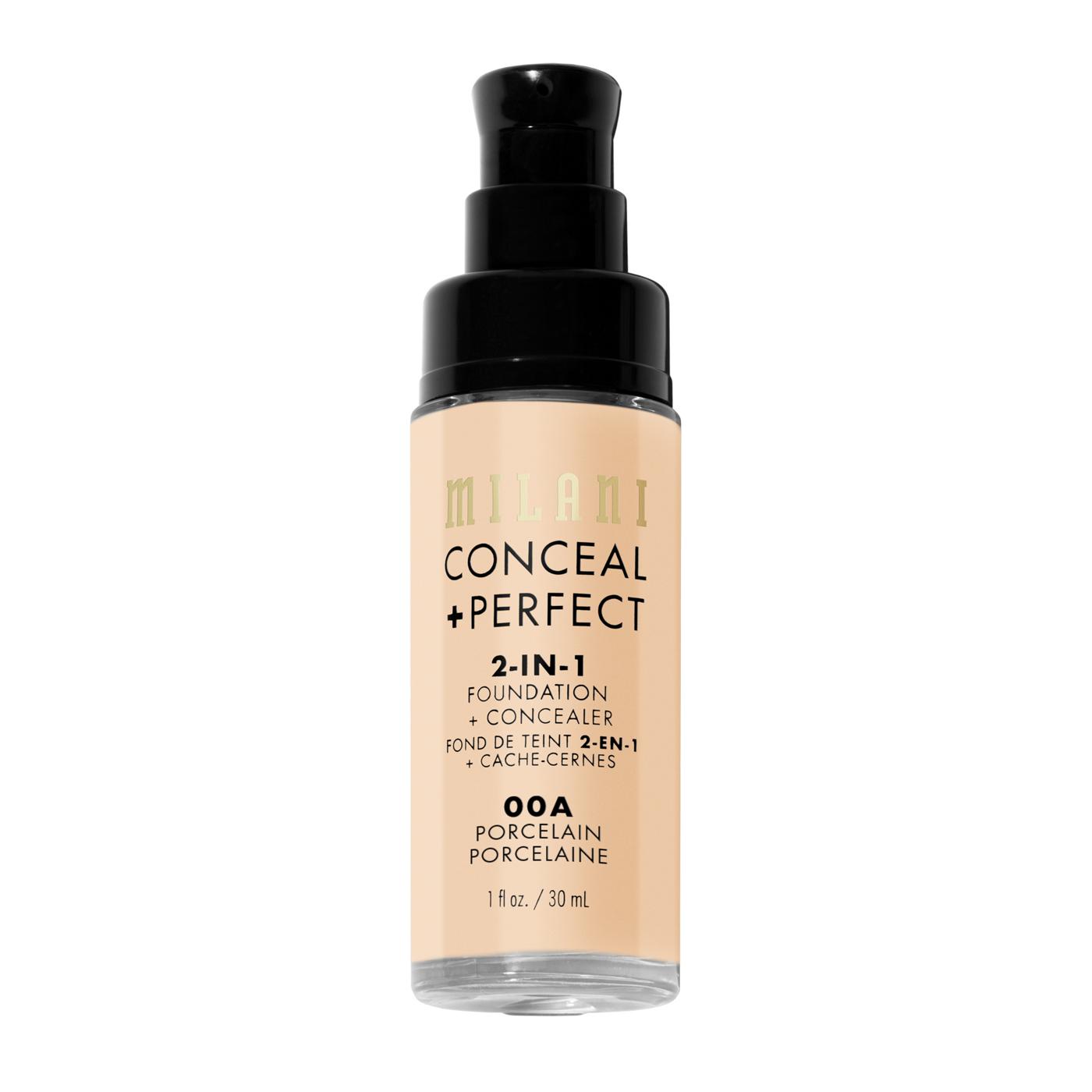 Milani Conceal + Perfect 2-in-1 Foundation + Concealer - Porcelain; image 4 of 8