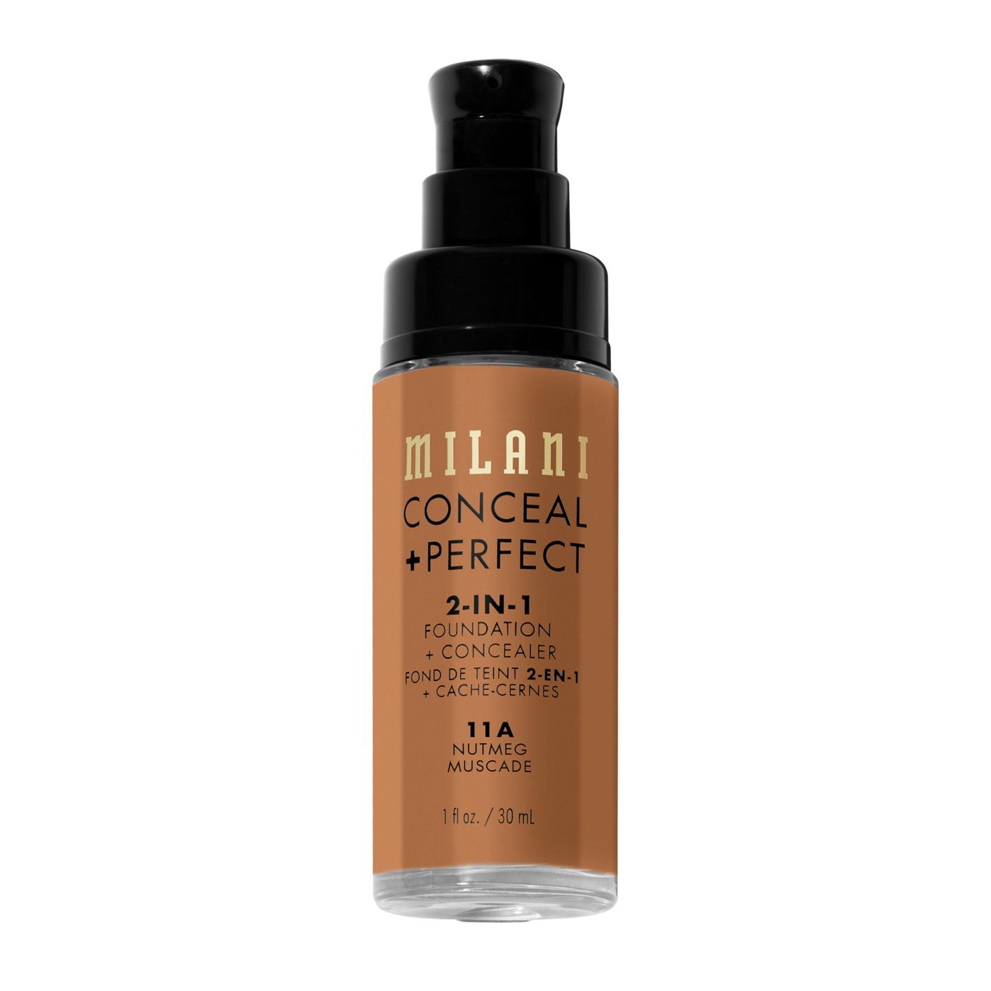 Milani Conceal + Perfect 2-in-1 Foundation + Concealer - Nutmeg; image 5 of 9