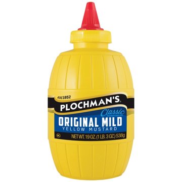 Plochman's Original Mild Yellow Mustard, 19 oz