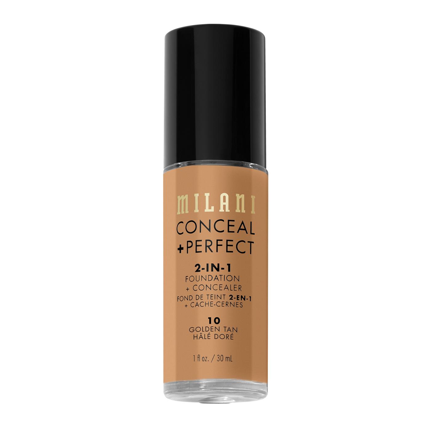 Milani Conceal + Perfect 2-in-1 Foundation + Concealer - Golden Tan; image 1 of 4